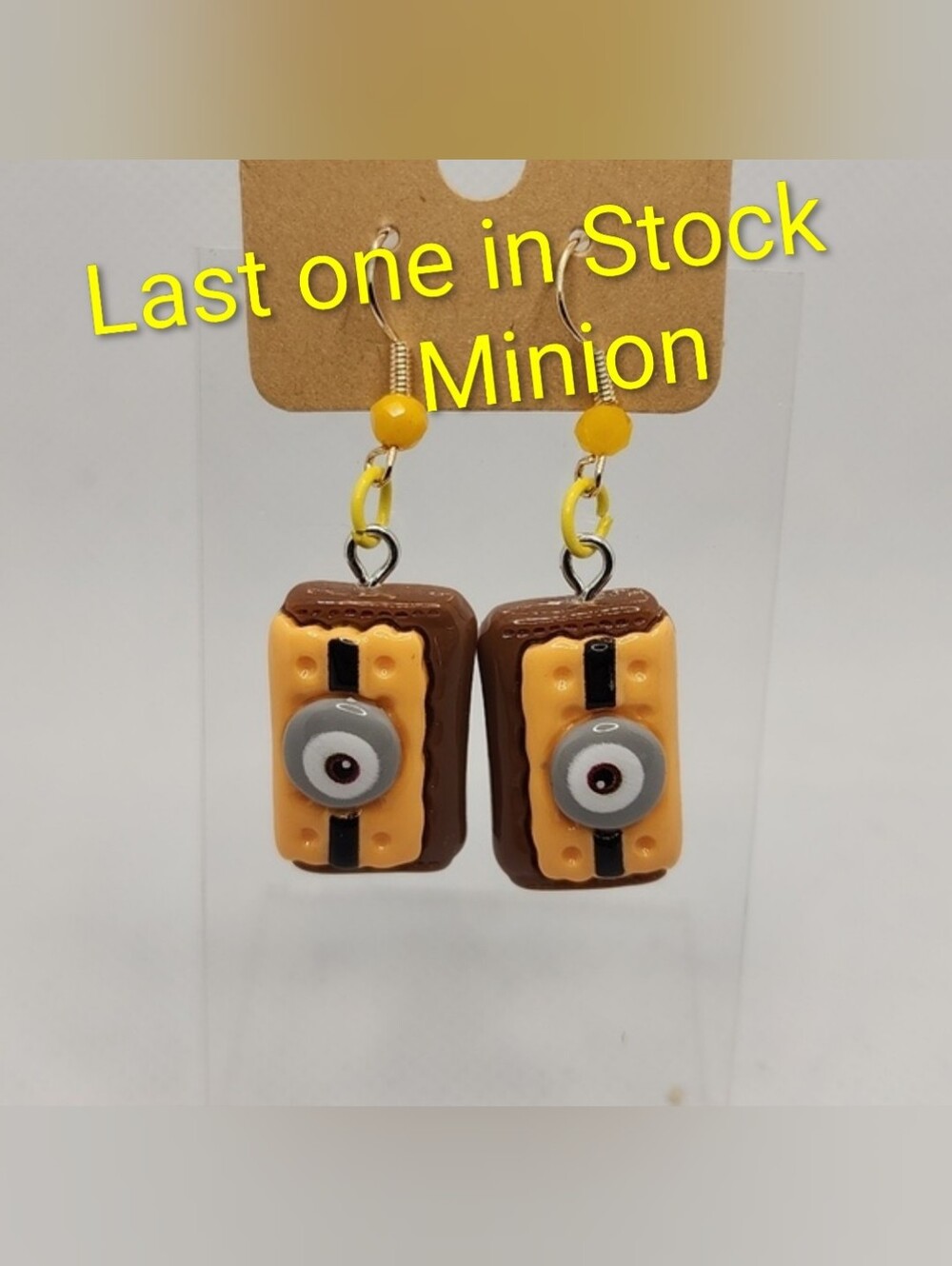 Minion Wallet Earrings